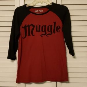 Harry Potter Muggle 3/4 sleeve shirt